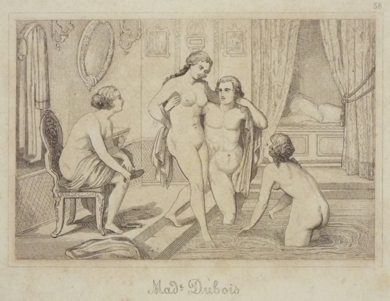 Lithograph - Made. Dubois - Gnauth